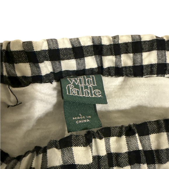 WILD FABLE GINGHAM TIERED MINI SKIRT - Picture 3 of 3